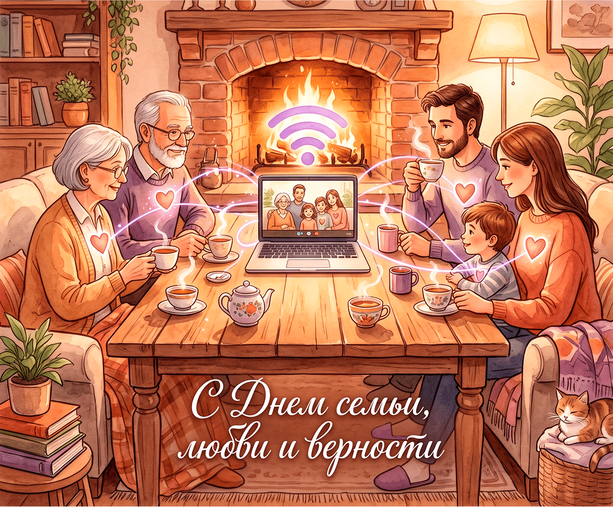 с Днем семьи, любви и верности! 
